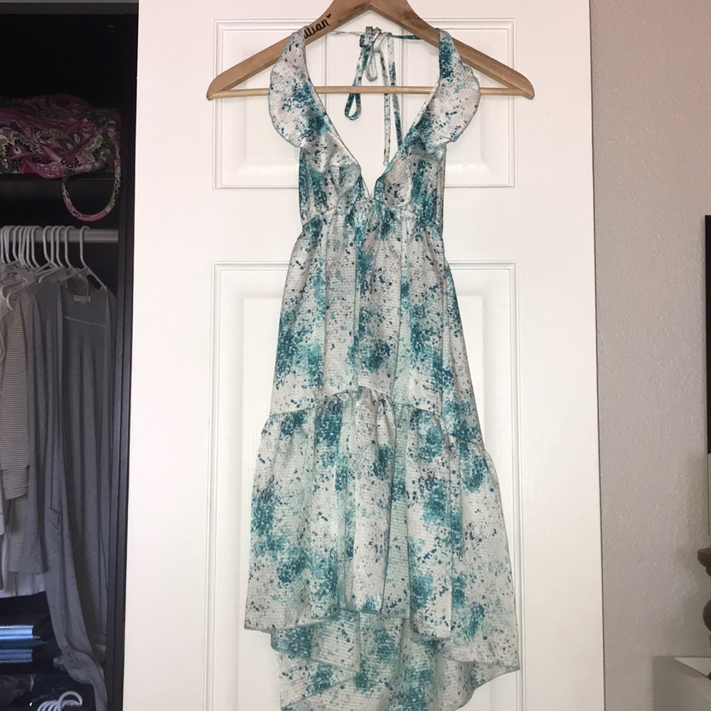 Silky halter dress— bought in Hawaii